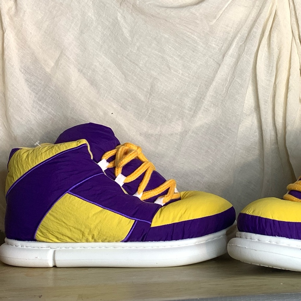 Big sneaker slippers never used